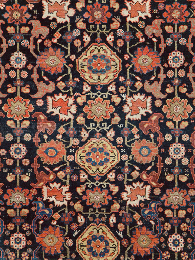 Antique Persian Malayer Gallery Carpet, No.29269 - Staging