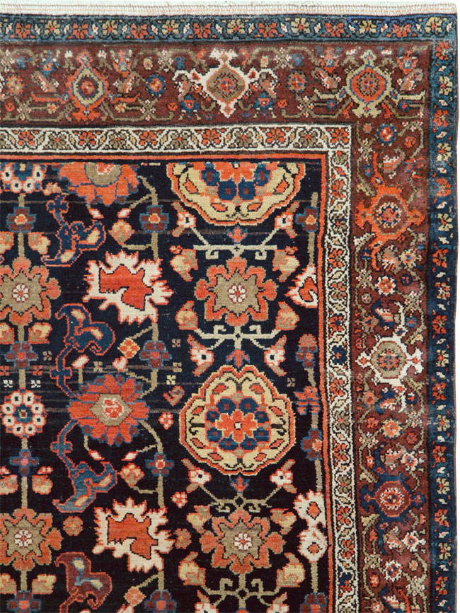 Antique Persian Malayer Gallery Carpet, No.29269 - Staging