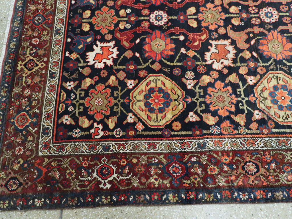 Antique Persian Malayer Gallery Carpet, No.29269 - Staging