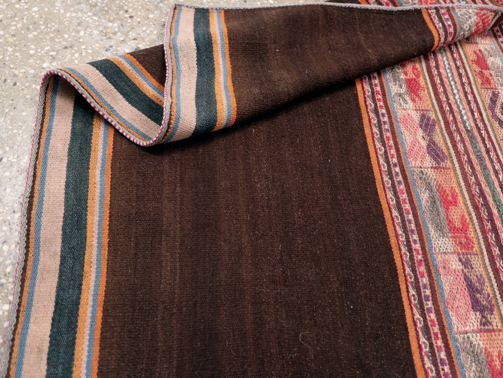 Vintage Perisan Square Kilim, No.29282 - Staging