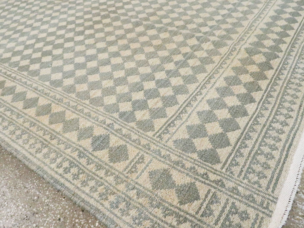 Mid-Century Vintage Persian Flatweave, No.29288 - Staging