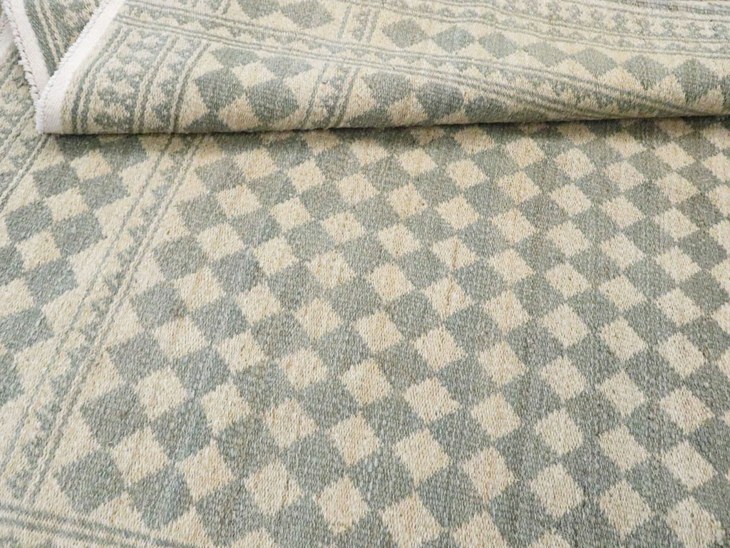Mid-Century Vintage Persian Flatweave, No.29288 - Staging
