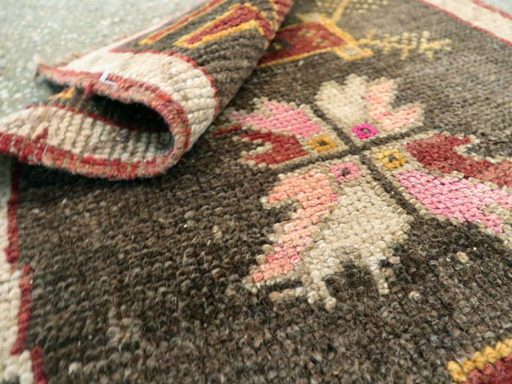 Vintage Anatolian Pictorial Rug, No.29315 - Staging