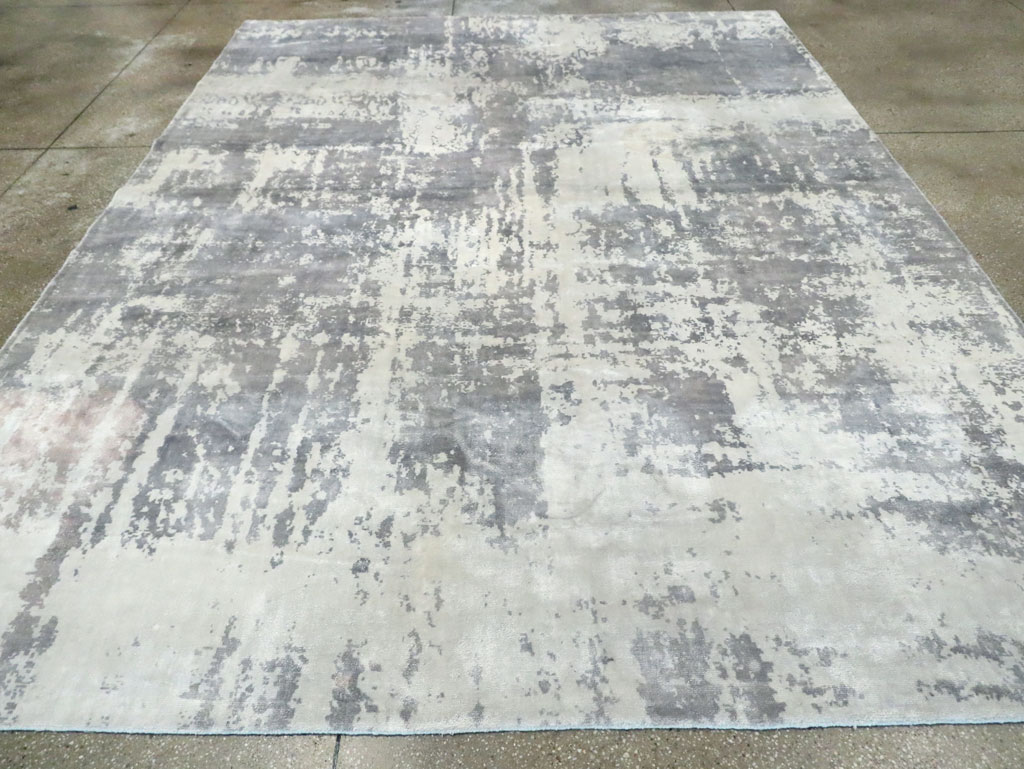 Contemporary Turkish Room Size Carpet, No.29325 - Staging