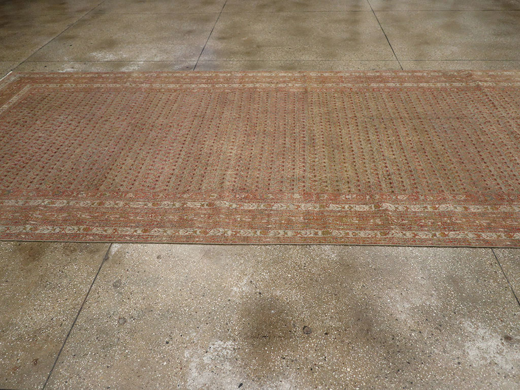 Antique Persian Malayer Long and Narrow Gallery Carpet, No.29334 - Staging