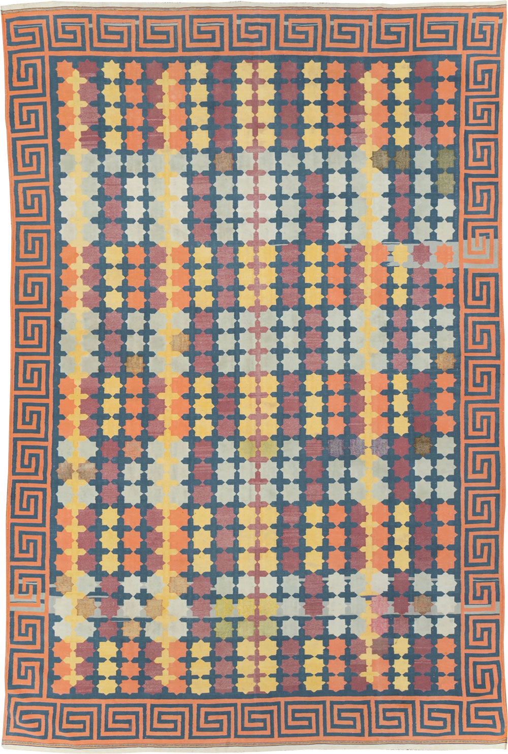 Vintage Indian Dhurrie, No.29351 - Staging