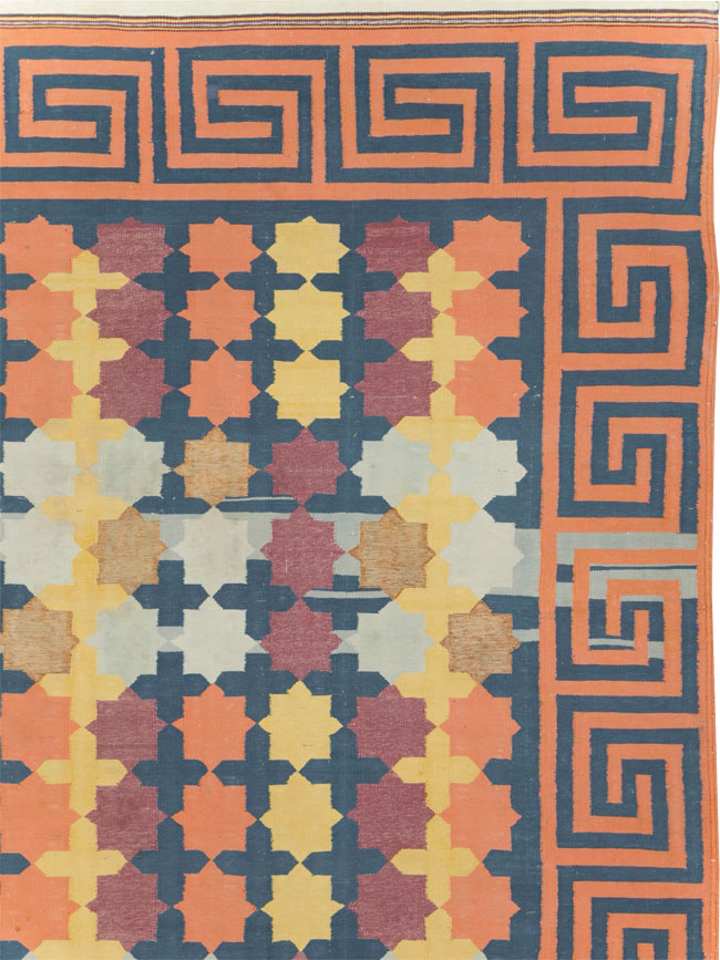 Vintage Indian Dhurrie, No.29351 - Staging