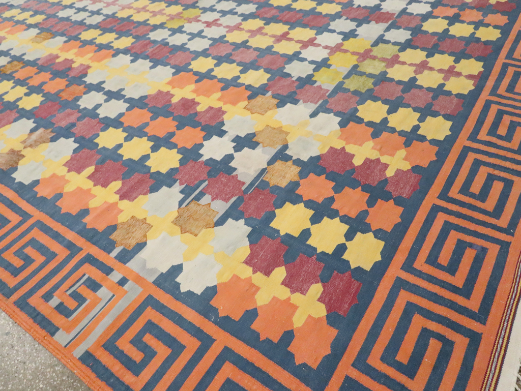 Vintage Indian Dhurrie, No.29351 - Staging