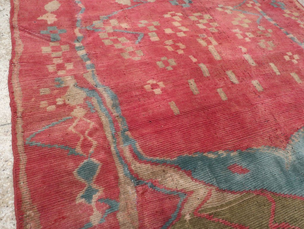 Vintage Persian Gabbeh Tribal Accent Rug, No.29359 - Staging