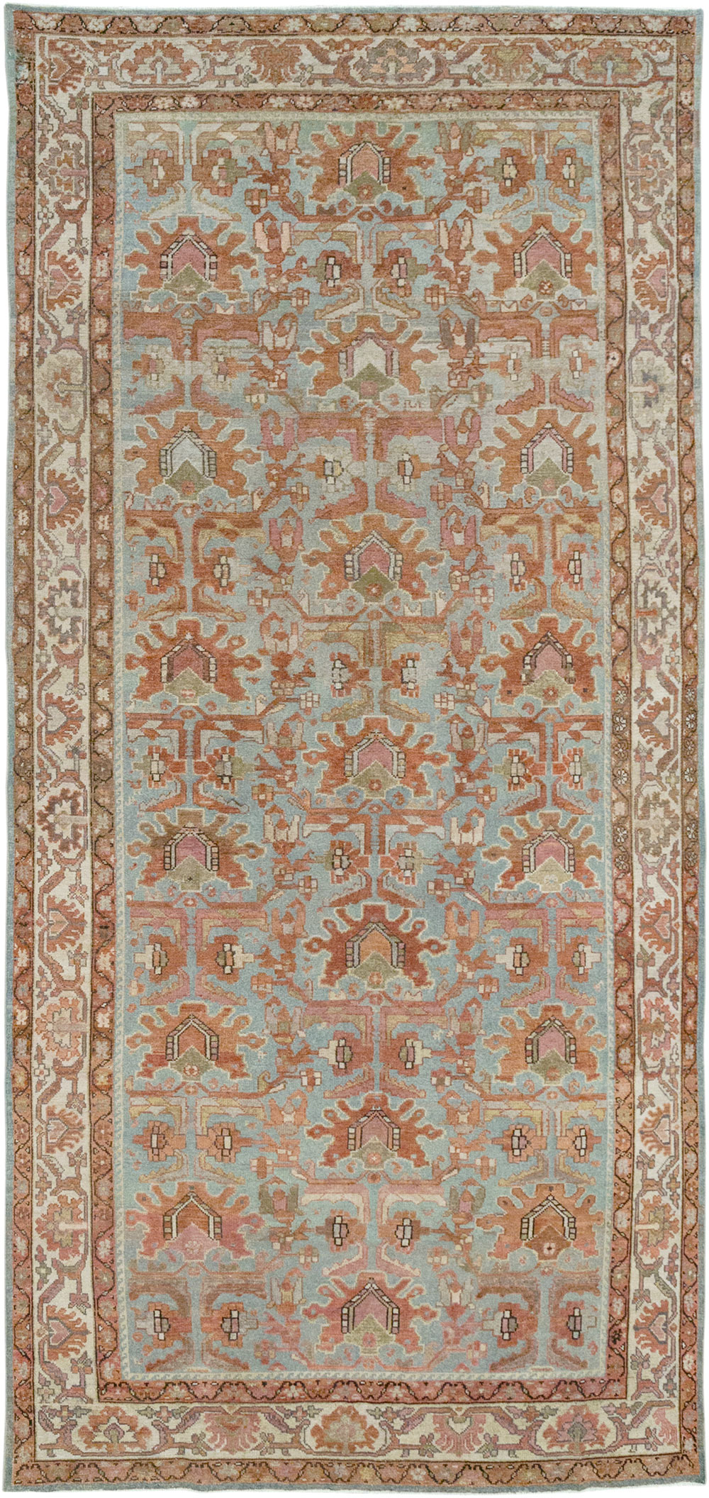 Vintage Persian Malayer Gallery Carpet, No.29370 - Staging