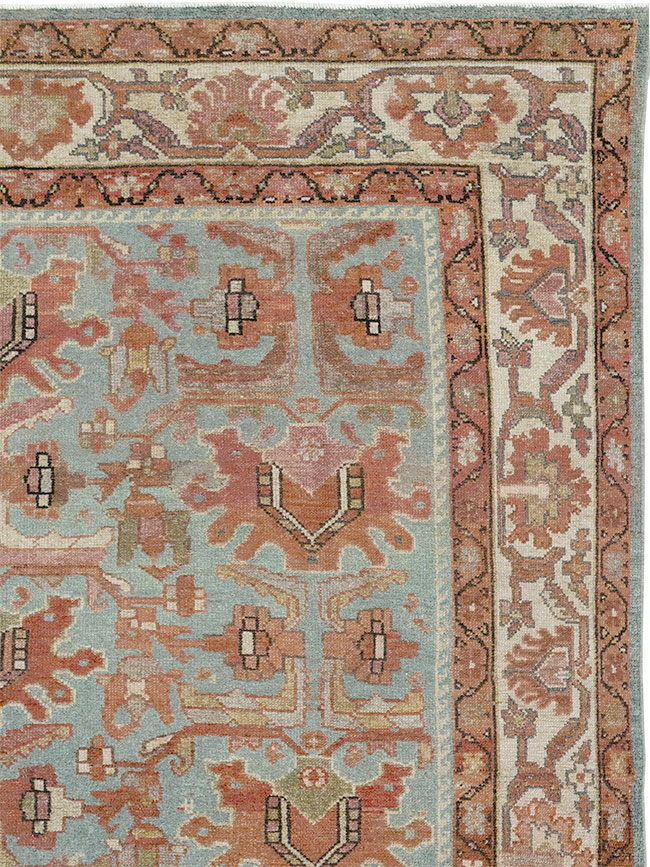 Vintage Persian Malayer Gallery Carpet, No.29370 - Staging
