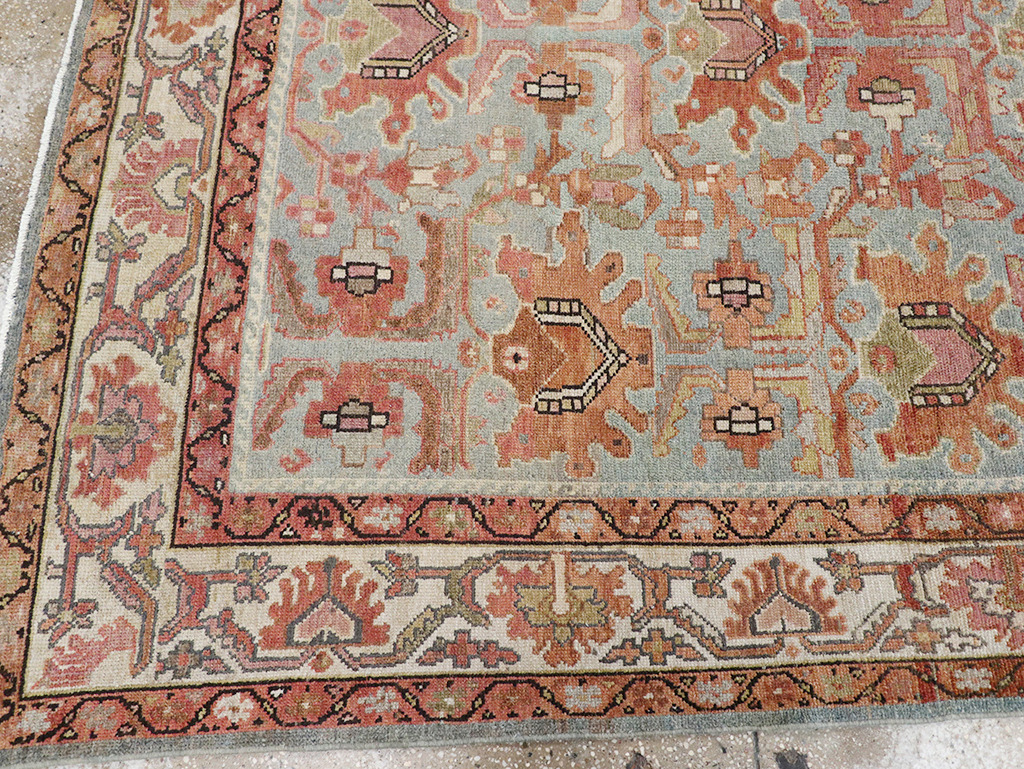 Vintage Persian Malayer Gallery Carpet, No.29370 - Staging