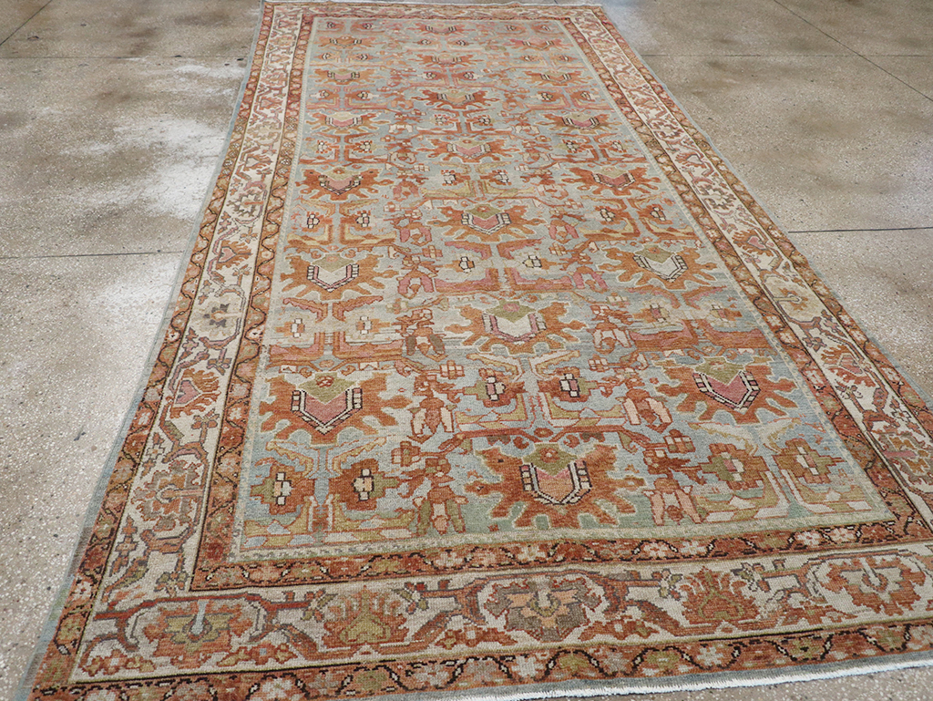 Vintage Persian Malayer Gallery Carpet, No.29370 - Staging