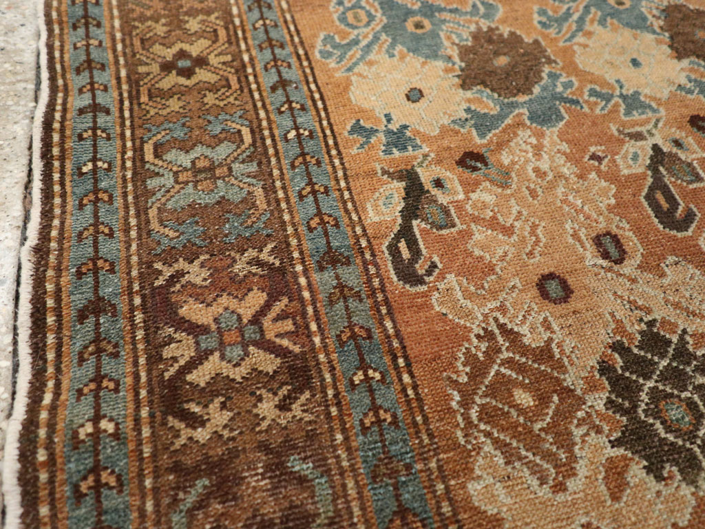 Antique Persian Malayer Throw Rug, No.29374 - Staging