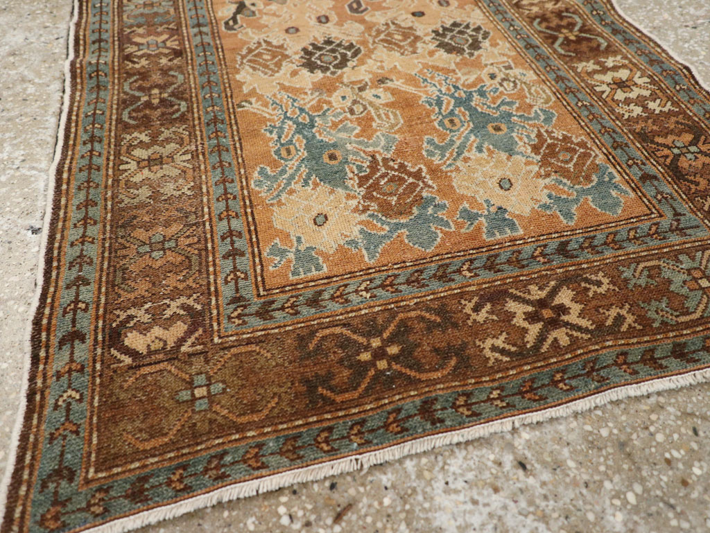 Antique Persian Malayer Throw Rug, No.29374 - Staging