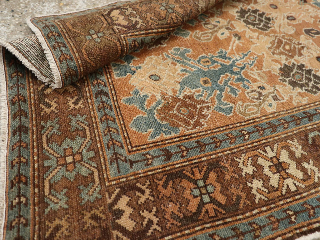 Antique Persian Malayer Throw Rug, No.29374 - Staging