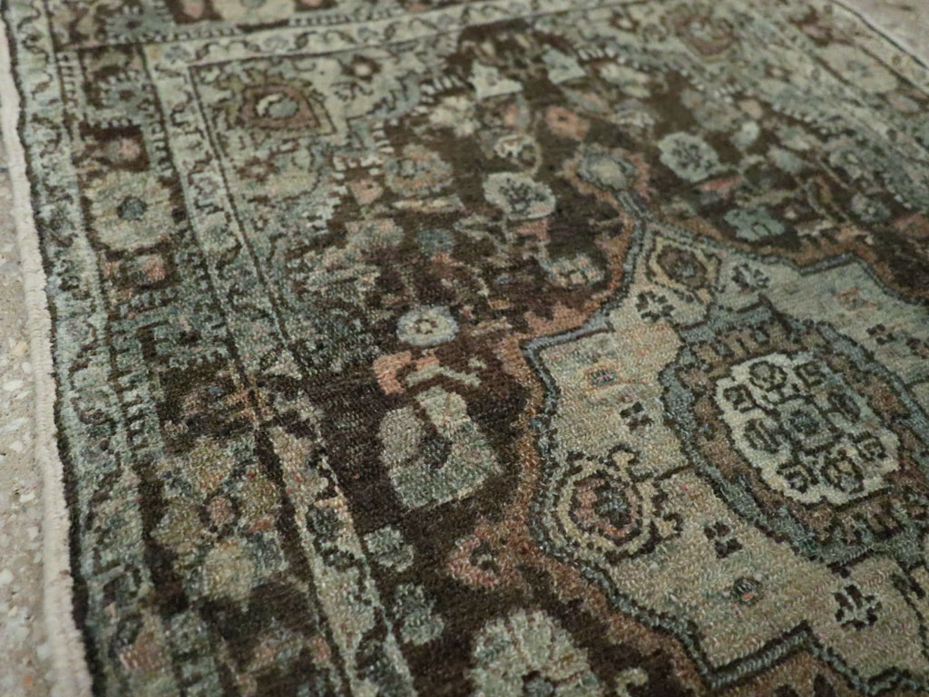 Antique Persian Malayer Throw Rug, No.29375 - Staging