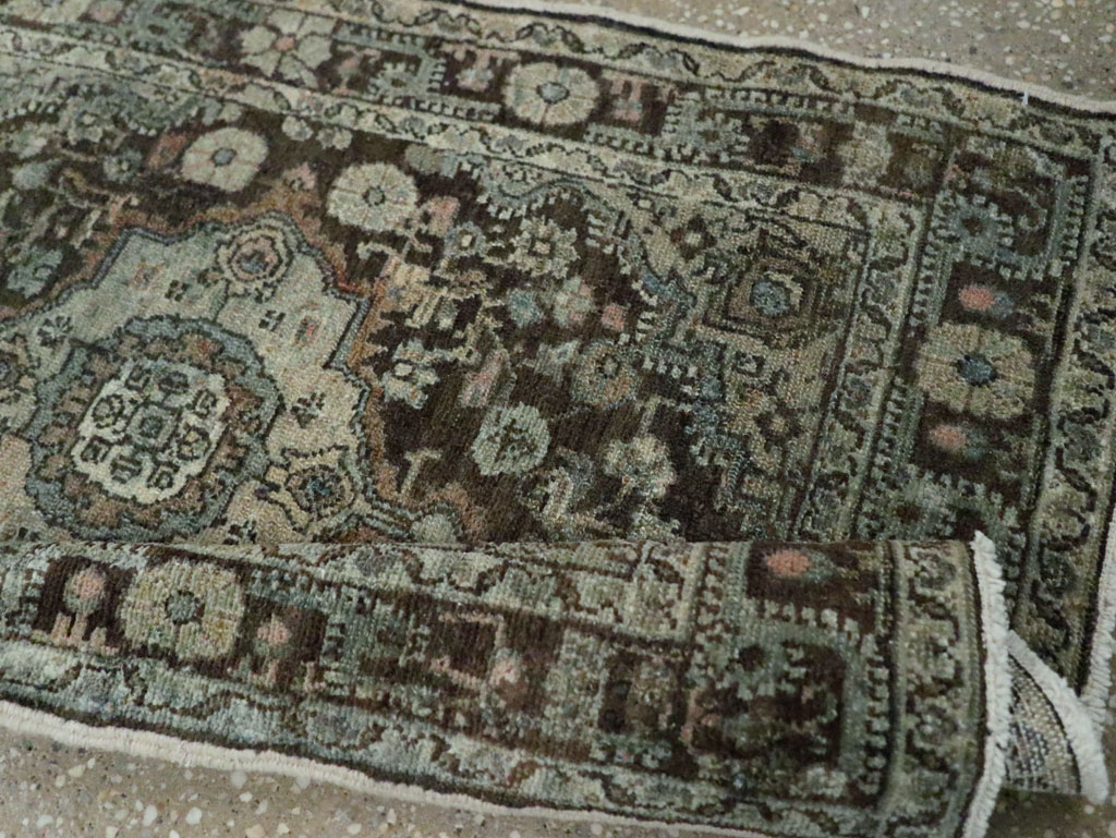 Antique Persian Malayer Throw Rug, No.29375 - Staging