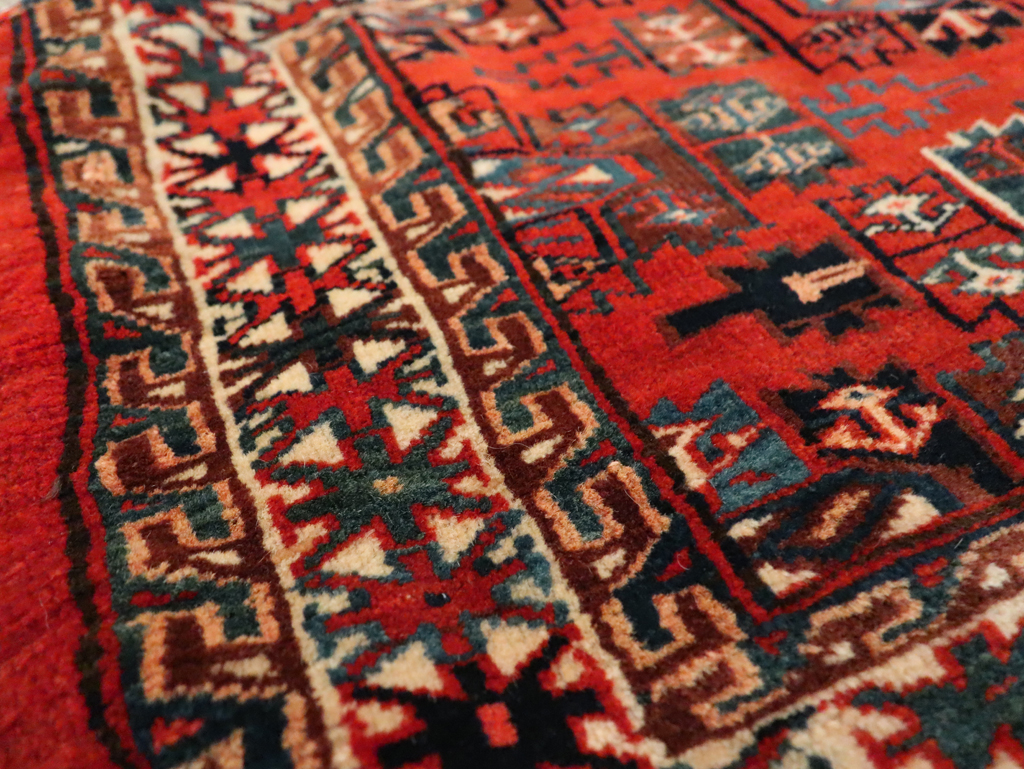 Vintage Central Asia Turkoman Bag Face, No.29382 - Staging