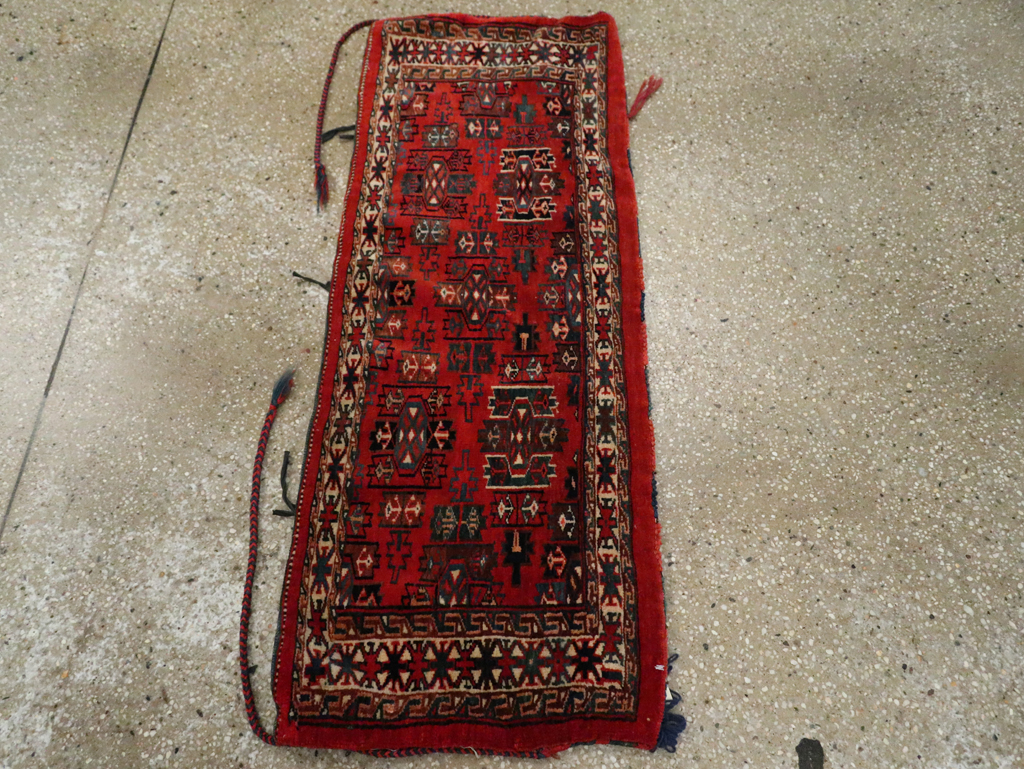 Vintage Central Asia Turkoman Bag Face, No.29382 - Staging