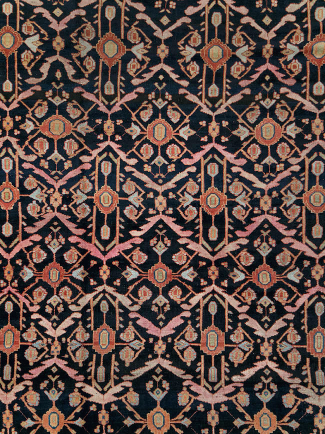Antique Persian Bakhtiari Carpet, No.29400 - Staging