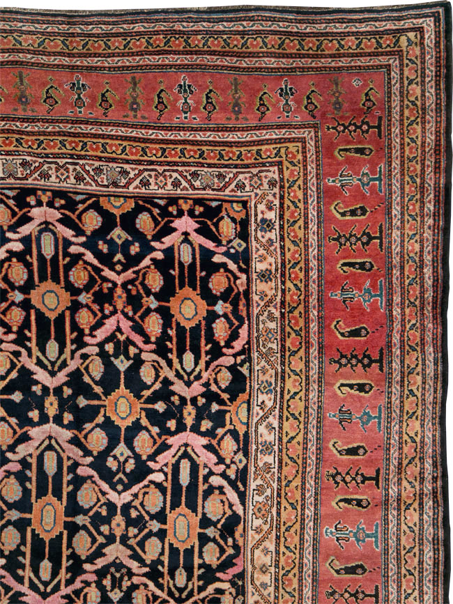 Antique Persian Bakhtiari Carpet, No.29400 - Staging