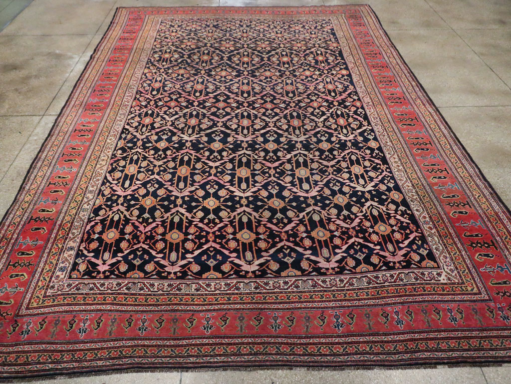 Antique Persian Bakhtiari Carpet, No.29400 - Staging