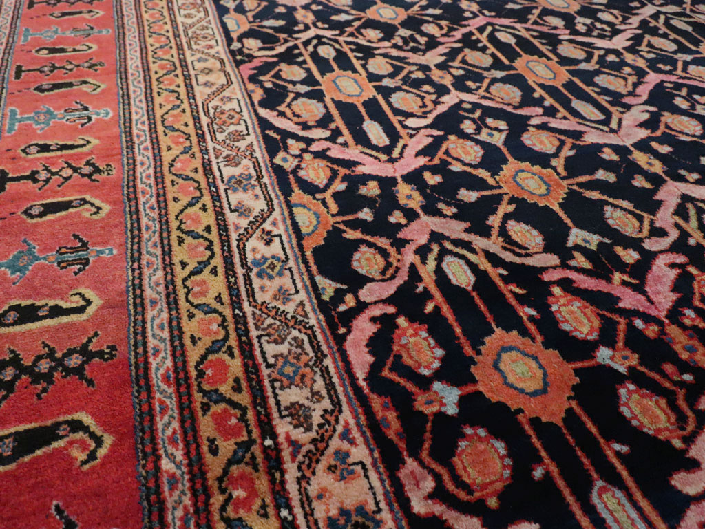 Antique Persian Bakhtiari Carpet, No.29400 - Staging