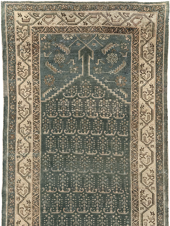 Vintage Persian Malayer Runner, No.29403 - Staging
