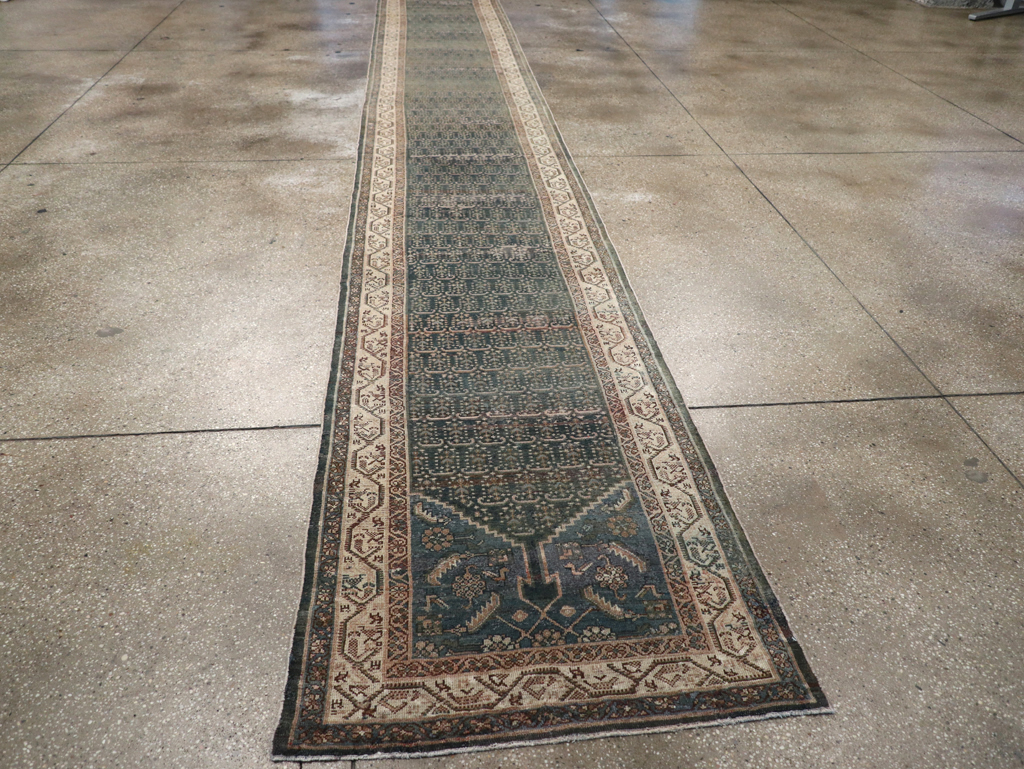 Vintage Persian Malayer Runner, No.29403 - Staging