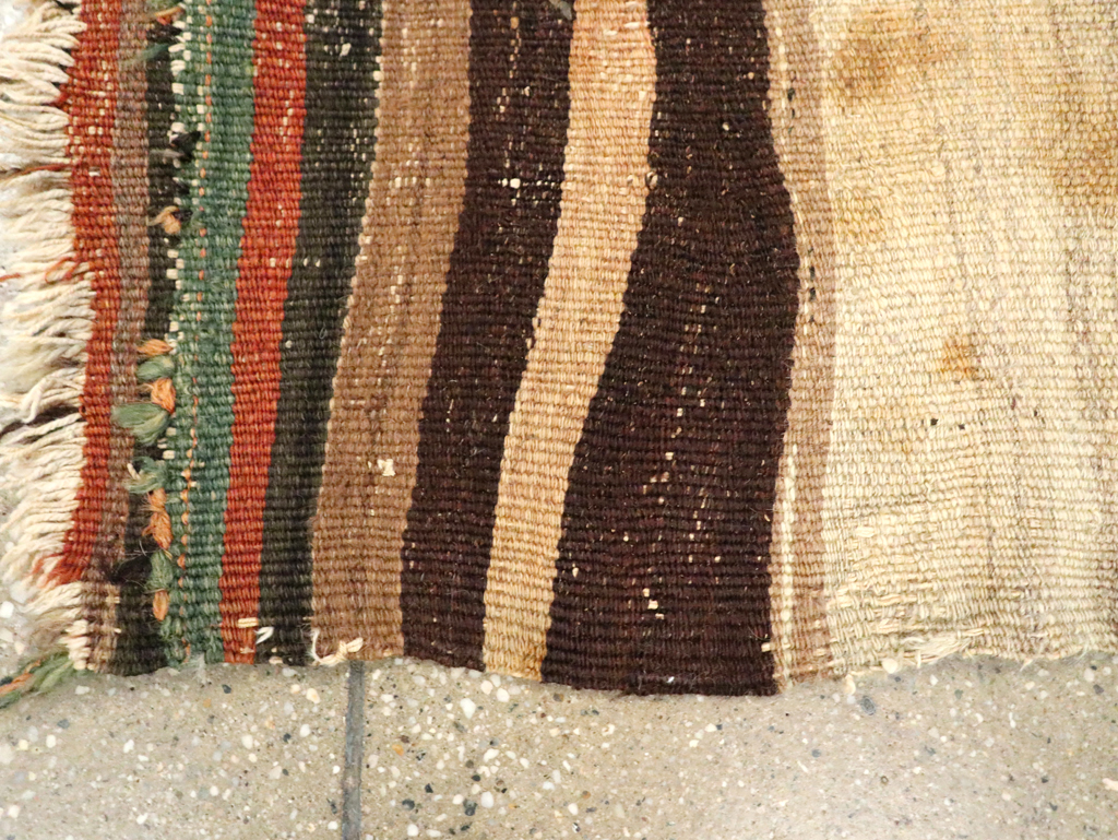 Antique Central Asian Shahsavan Soumak Bag, No.29411 - Staging