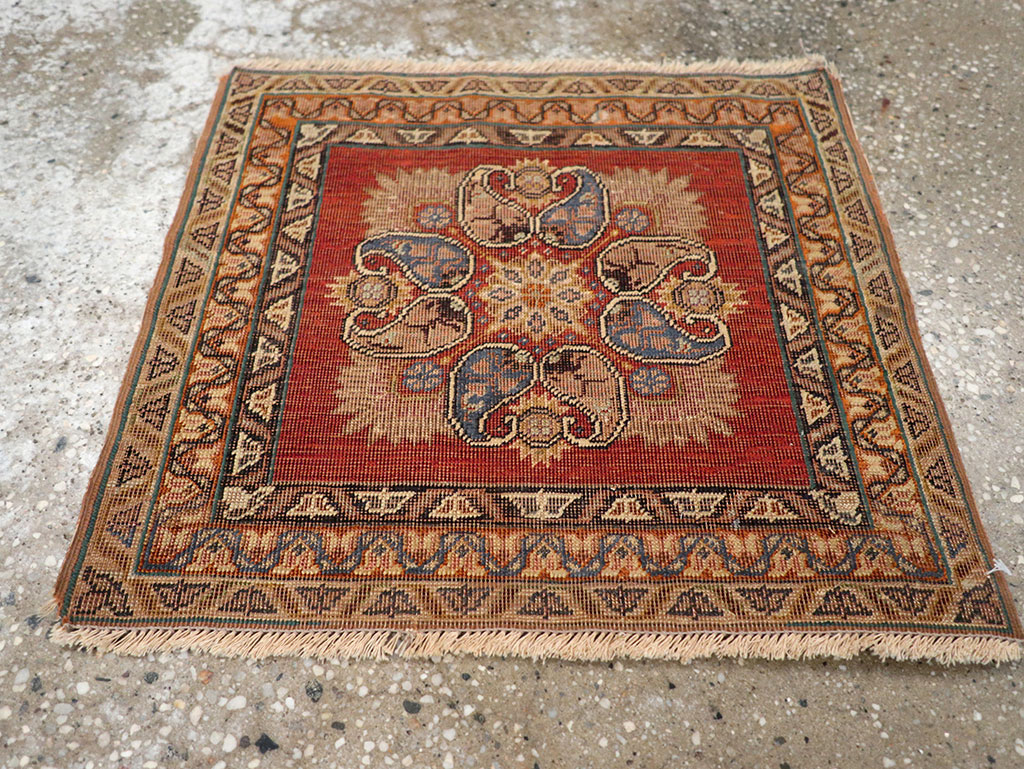 Antique Turkish Kayseri Rug, No.29413 - Staging