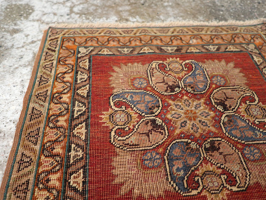 Antique Turkish Kayseri Rug, No.29413 - Staging