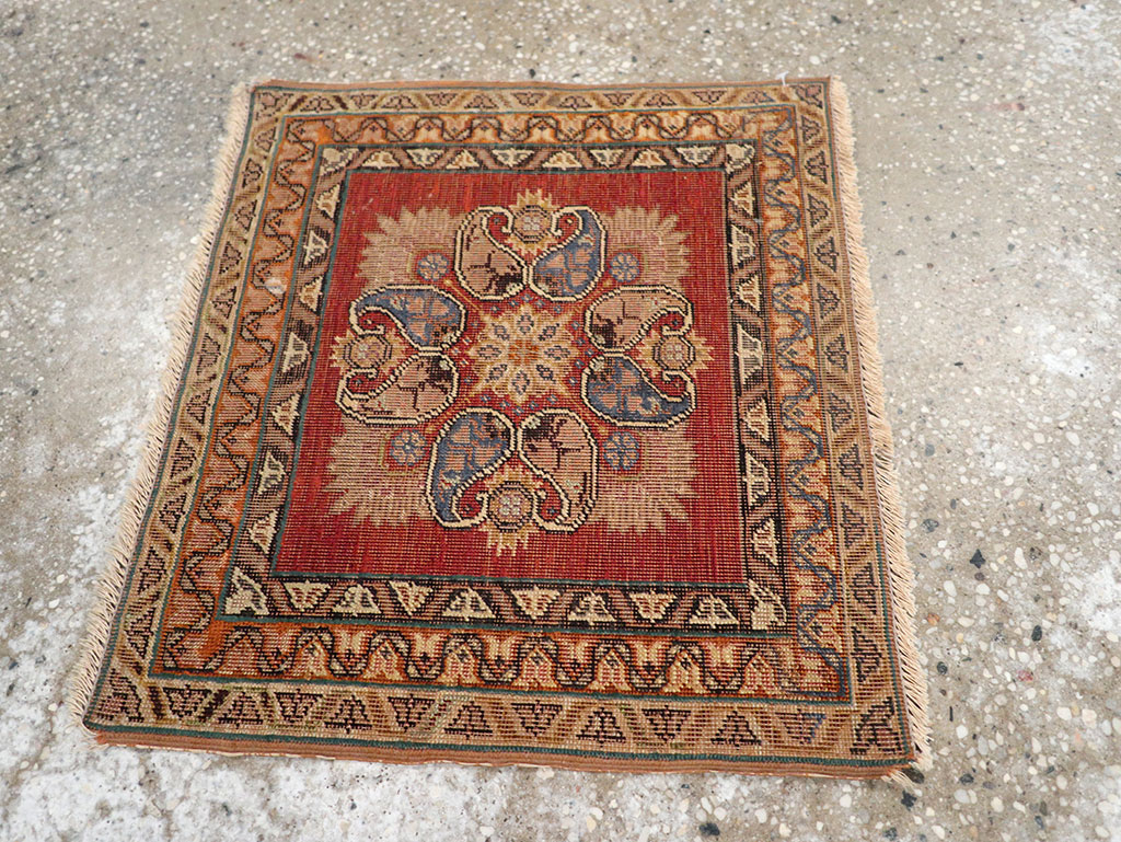Antique Turkish Kayseri Rug, No.29413 - Staging