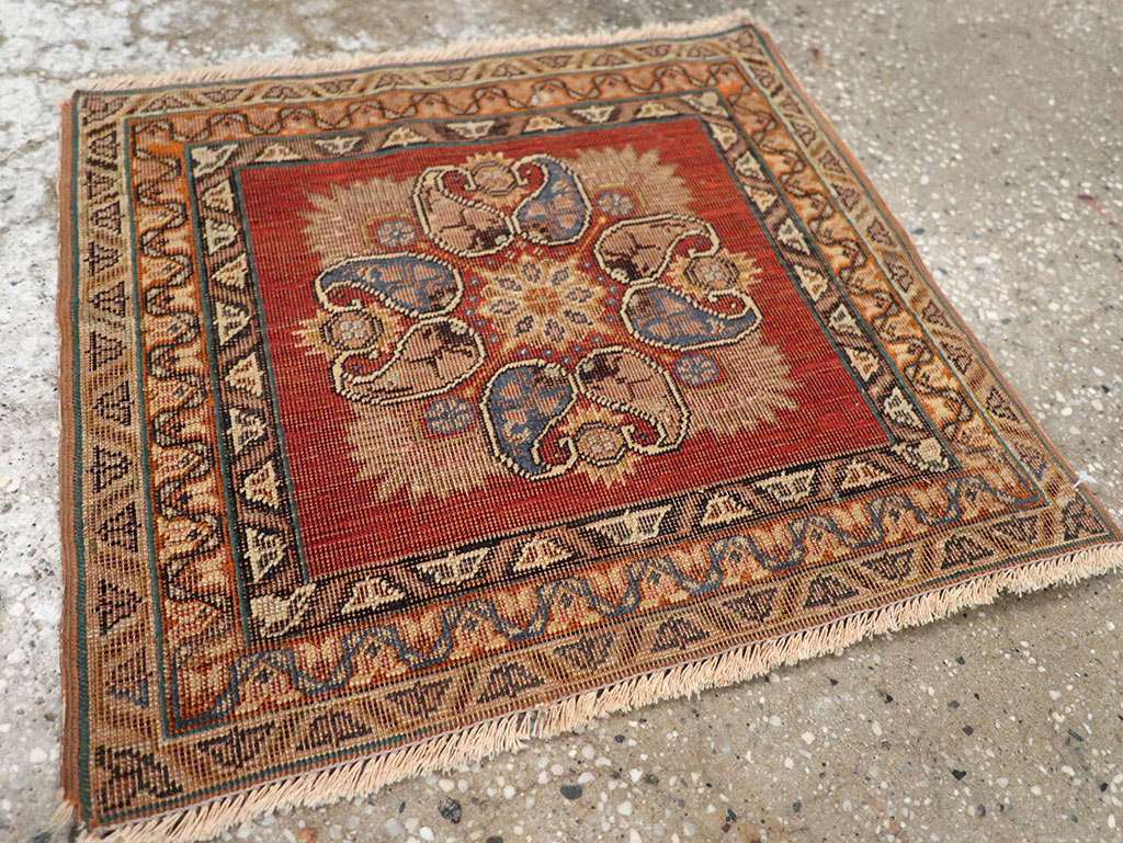Antique Turkish Kayseri Rug, No.29413 - Staging