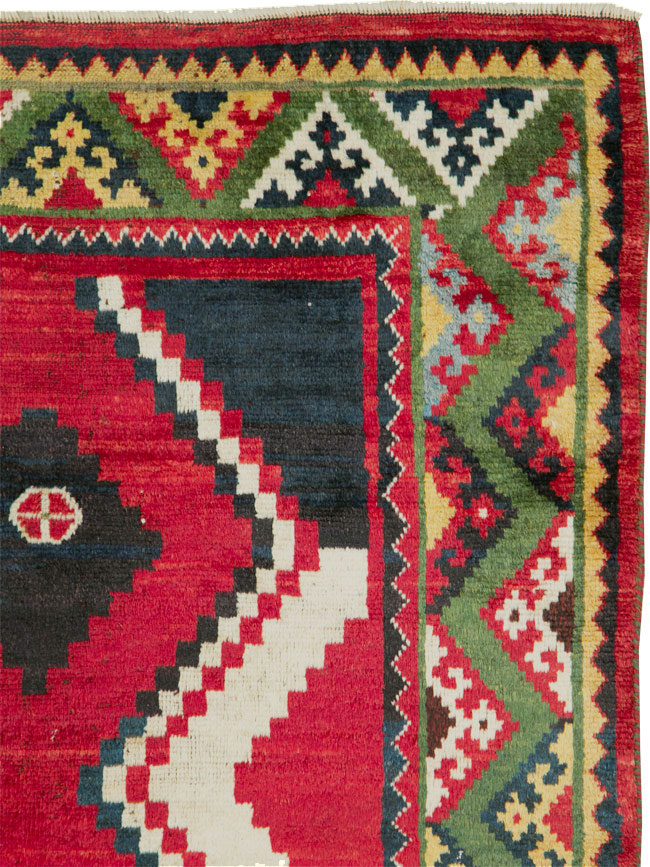 Vintage Persian Gabbeh Rug, No.29417 - Staging