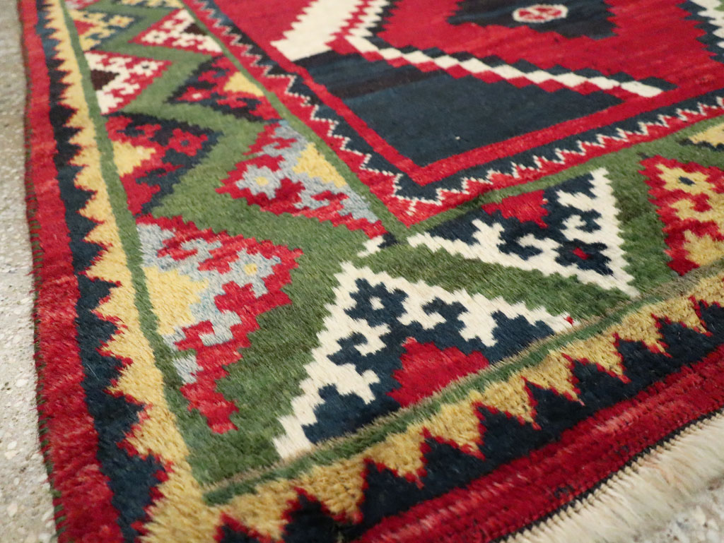 Vintage Persian Gabbeh Rug, No.29417 - Staging