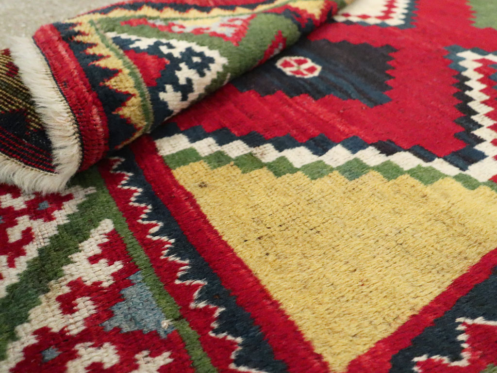 Vintage Persian Gabbeh Rug, No.29417 - Staging