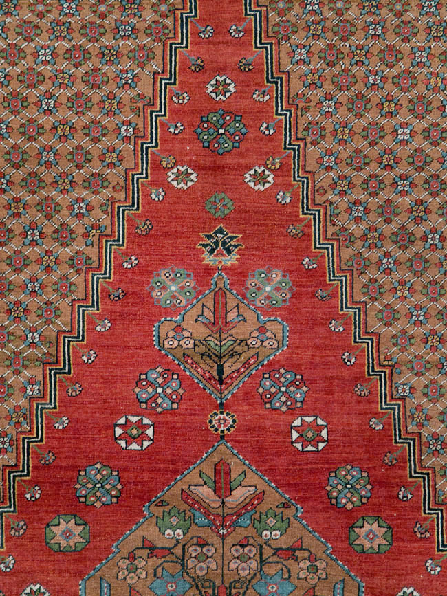 Antique Persian Fereghan Carpet, No.29420 - Staging