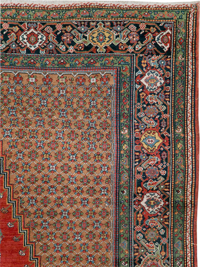 Antique Persian Fereghan Carpet, No.29420 - Staging