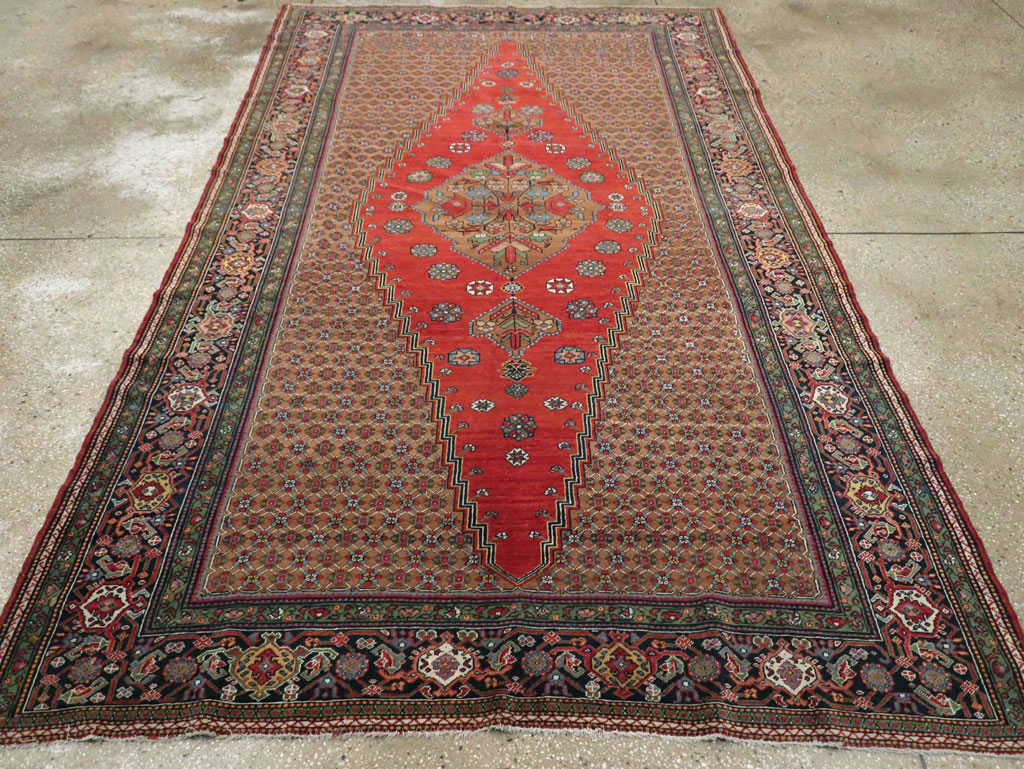 Antique Persian Fereghan Carpet, No.29420 - Staging