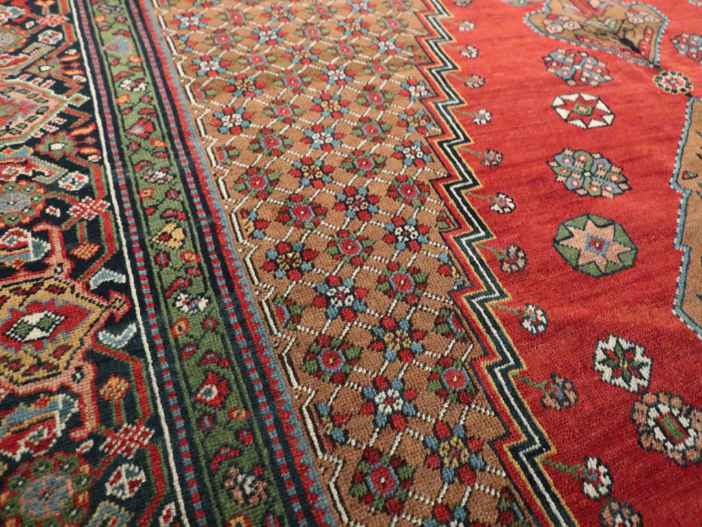 Antique Persian Fereghan Carpet, No.29420 - Staging