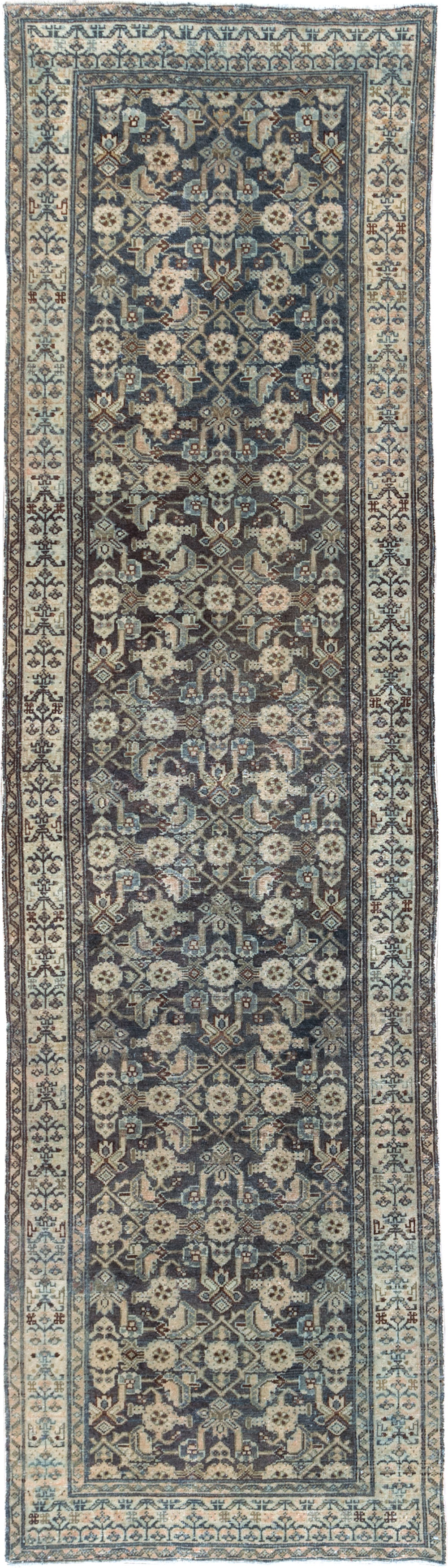 Vintage Persian Malayer Runner, No.29429 - Staging