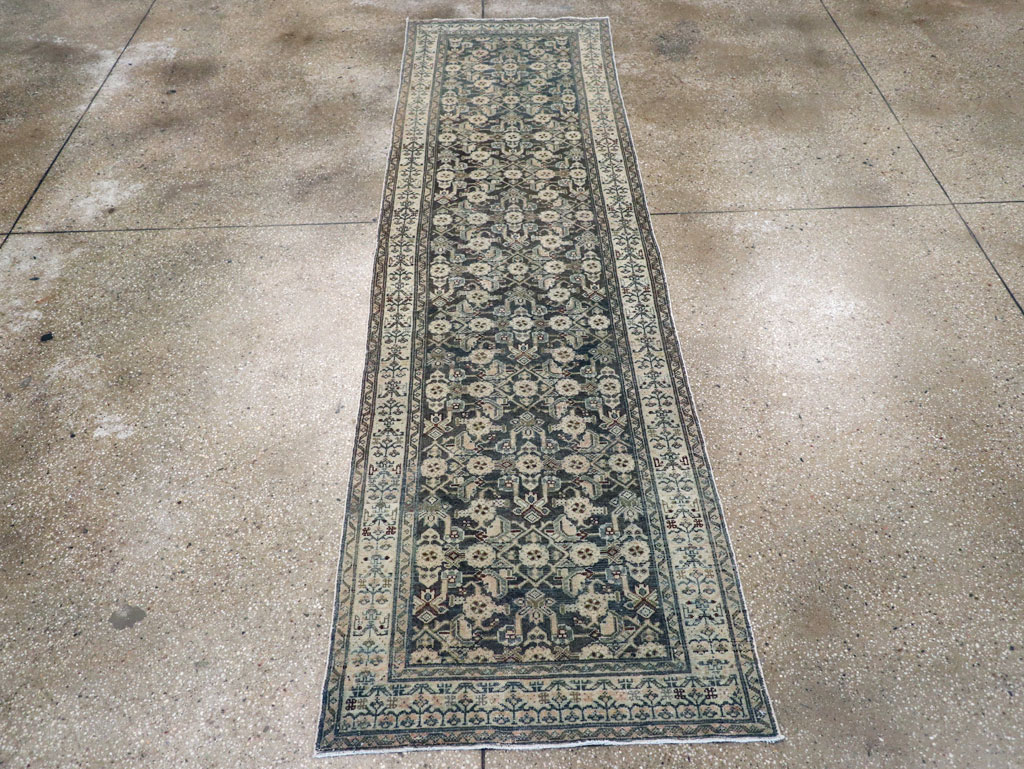 Vintage Persian Malayer Runner, No.29429 - Staging