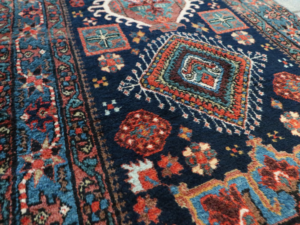 Antique Persian Heriz Runner, No.29434 - Staging