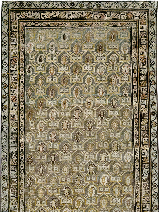 Vintage Persian Malayer Rug, No.29442 - Staging