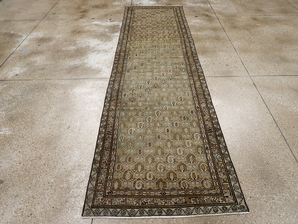 Vintage Persian Malayer Rug, No.29442 - Staging