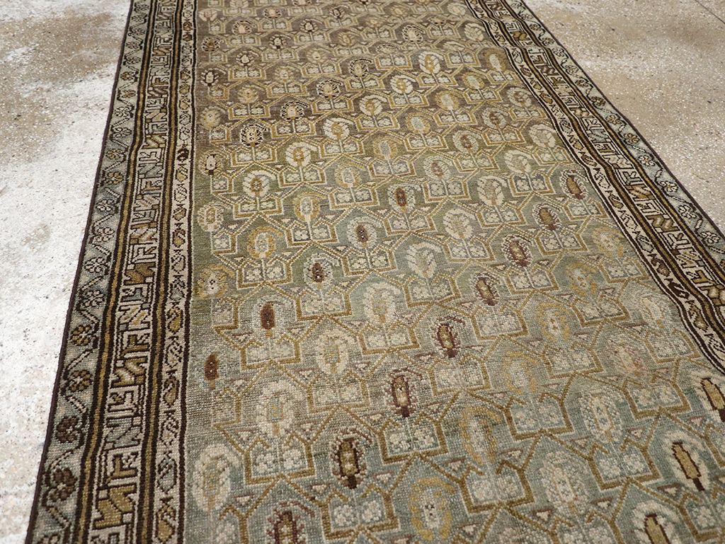 Vintage Persian Malayer Rug, No.29442 - Staging