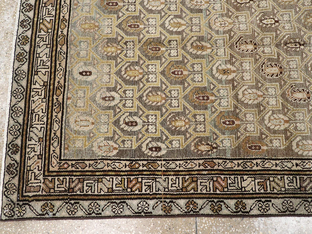 Vintage Persian Malayer Rug, No.29442 - Staging