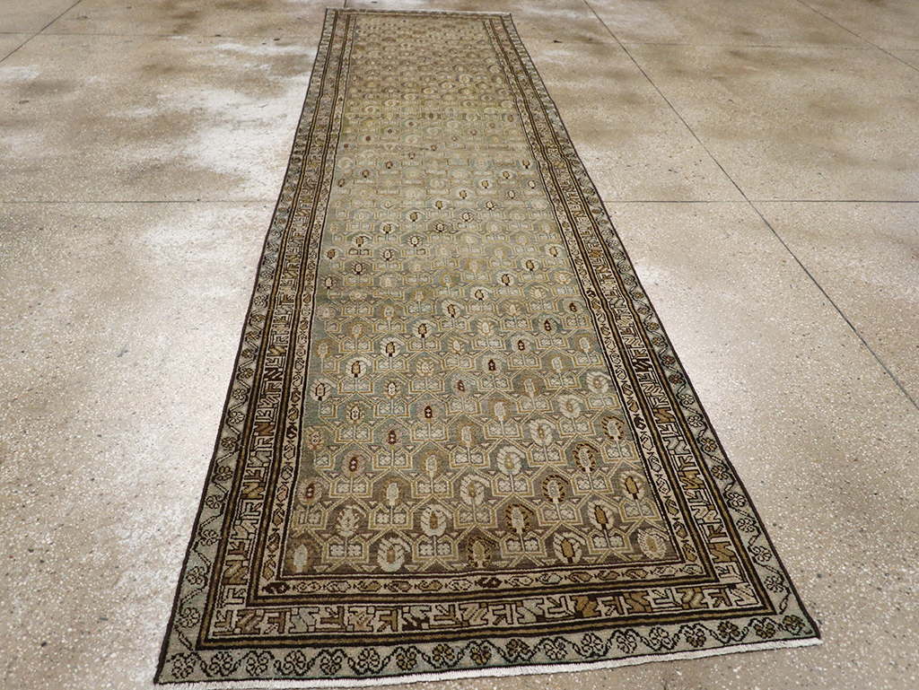 Vintage Persian Malayer Rug, No.29442 - Staging